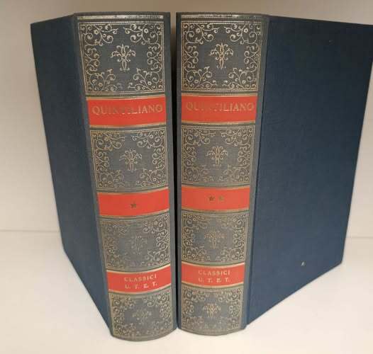 L'istituzione oratoria di Marco Fabio Quintiliano. 2 volumi