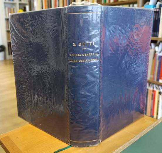Teoria generale delle obbligazioni,  4 volumi in 1 tomo