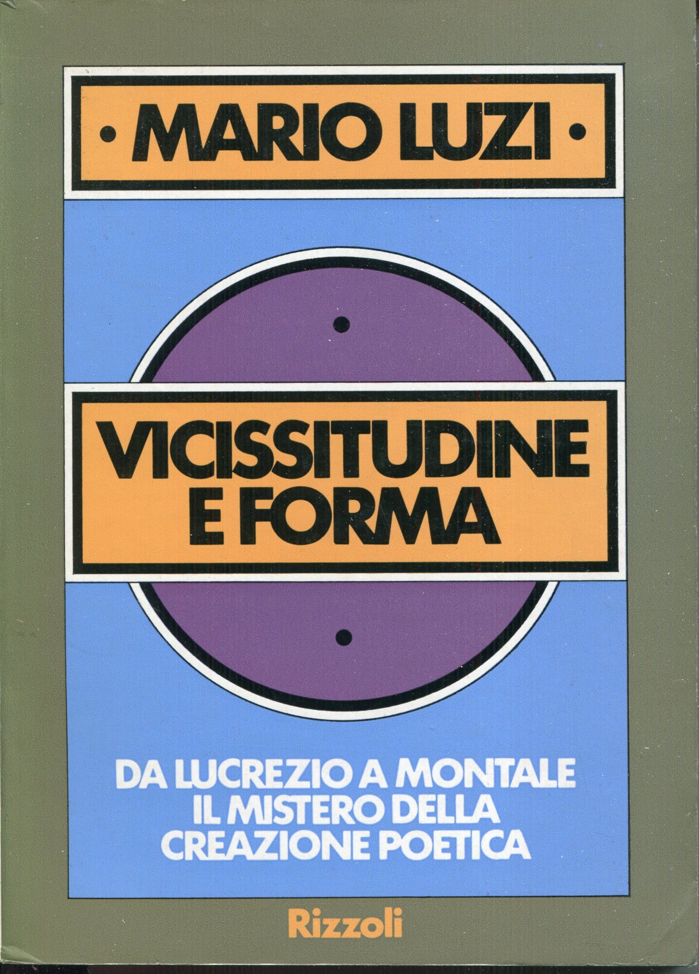 Vicissitudine e forma
