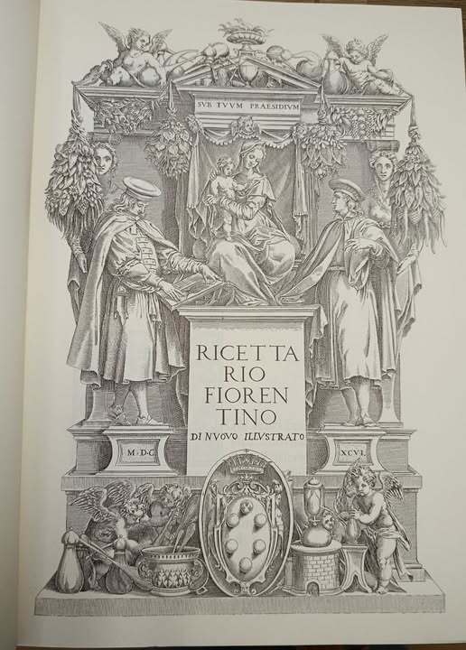 Ricettario fiorentino : di nuovo illustrato. Rist. anastatica dell'ed.: in Firenze, nella stamperia di S.A.S. per G. F. Cecchi, 1696.