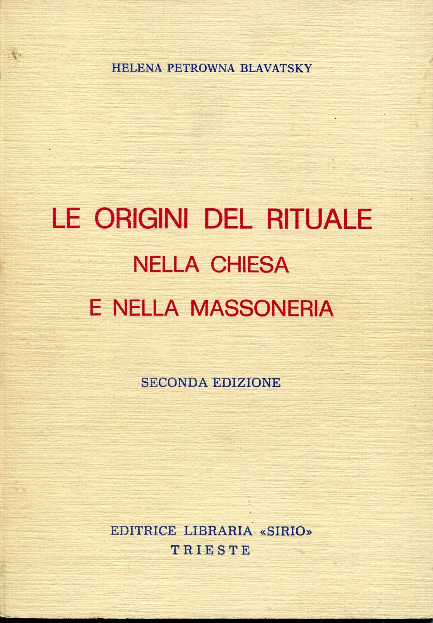Le origini del rituale nella chiesa e nella massoneria