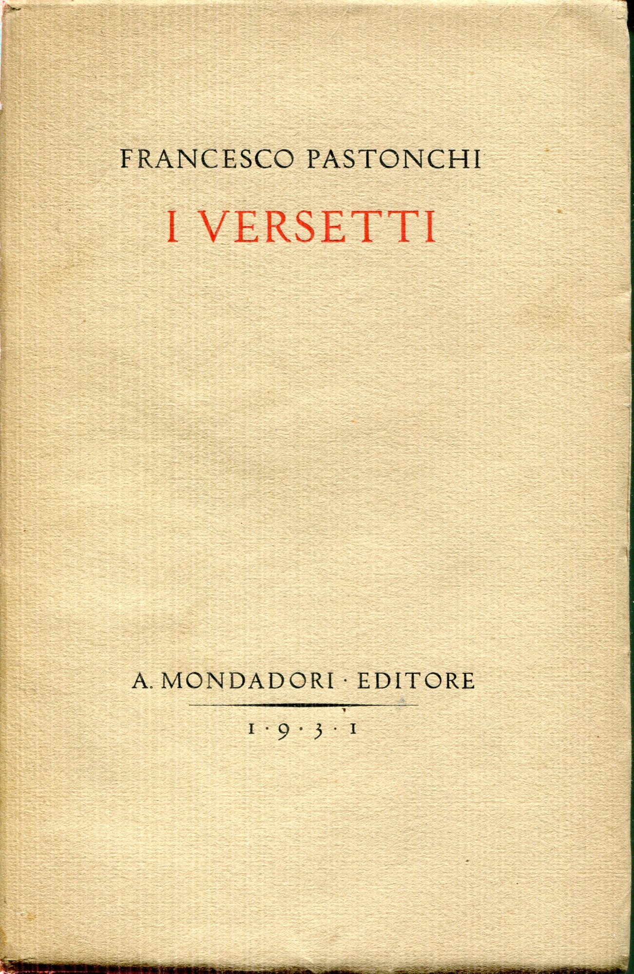 I versetti