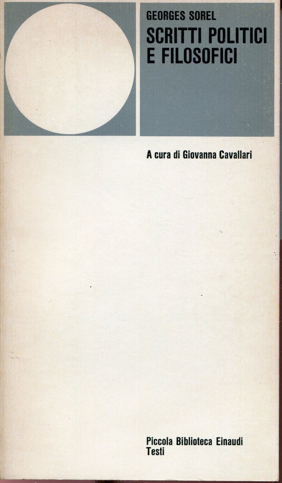 Scritti politici e filosofici