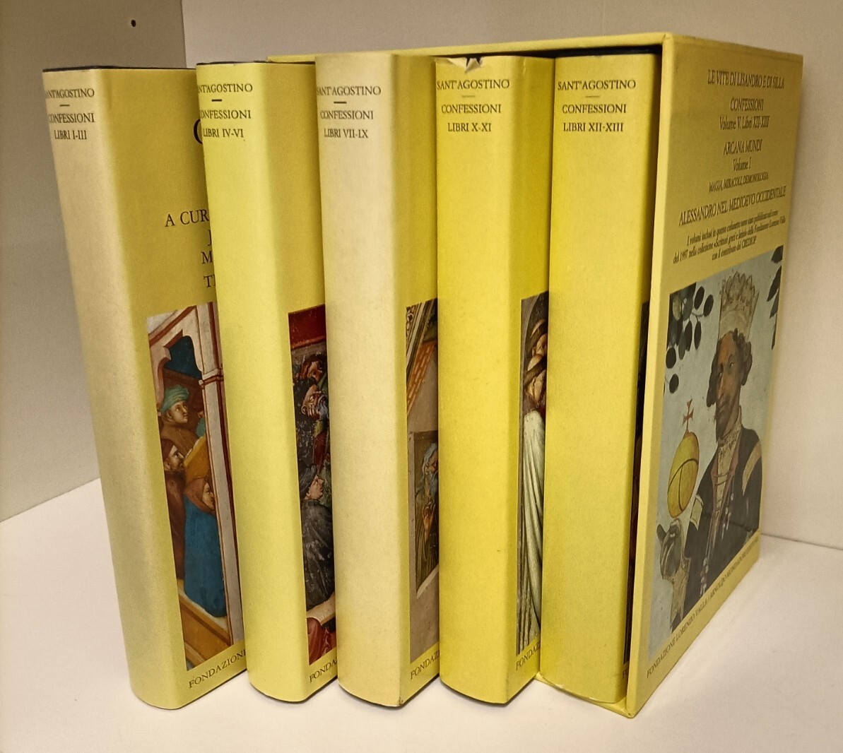 Confessioni, 5 volumi. Testo criticamente riveduto e apparati scritturistici a cura di Manlio Simonetti ; traduzione di Gioacchino Chiarini