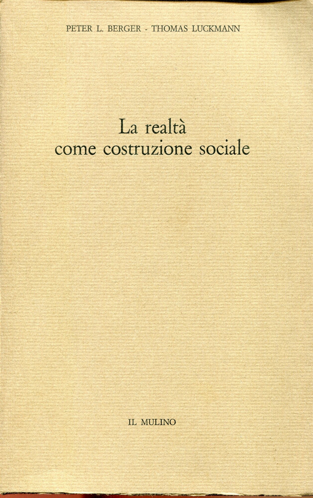 La realt?? come costruzione sociale
