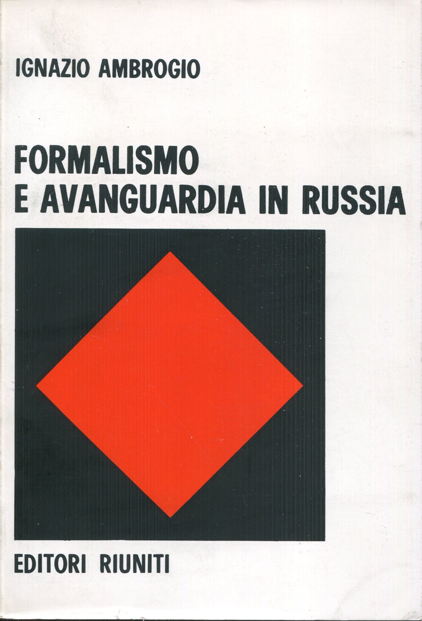 Formalismo e avanguardia in Russia