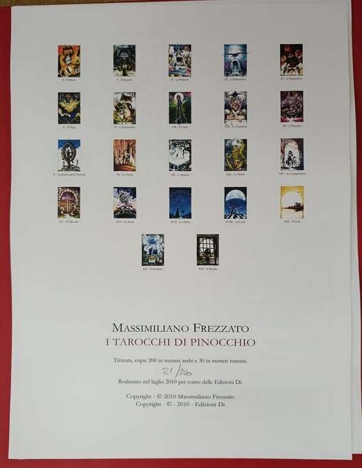 Portfolio:  I Tarocchi Di Pinocchio
