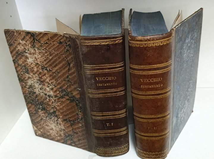 Vecchio testamento secondo la volgata, tradotto ed annotato da Monsignore Antonio Martini. 2 volumi