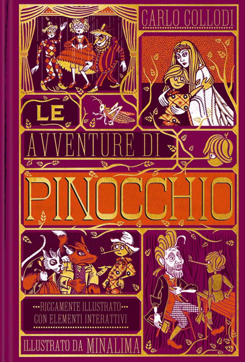 Le avventure di Pinocchio. Riccamente illustrato da Minalima con elementi interattivi