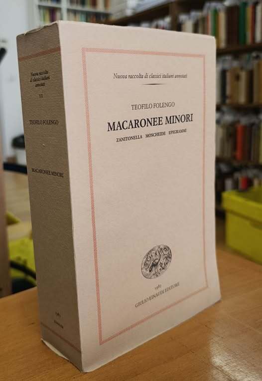 Macaronee minori. Zanitonella, Moscheide, Epigrammi