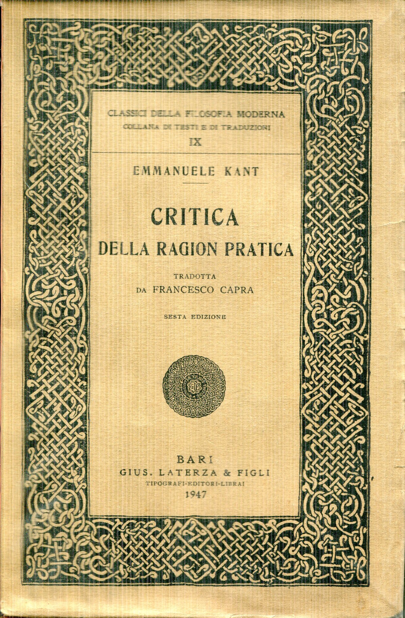 Critica della ragion pratica