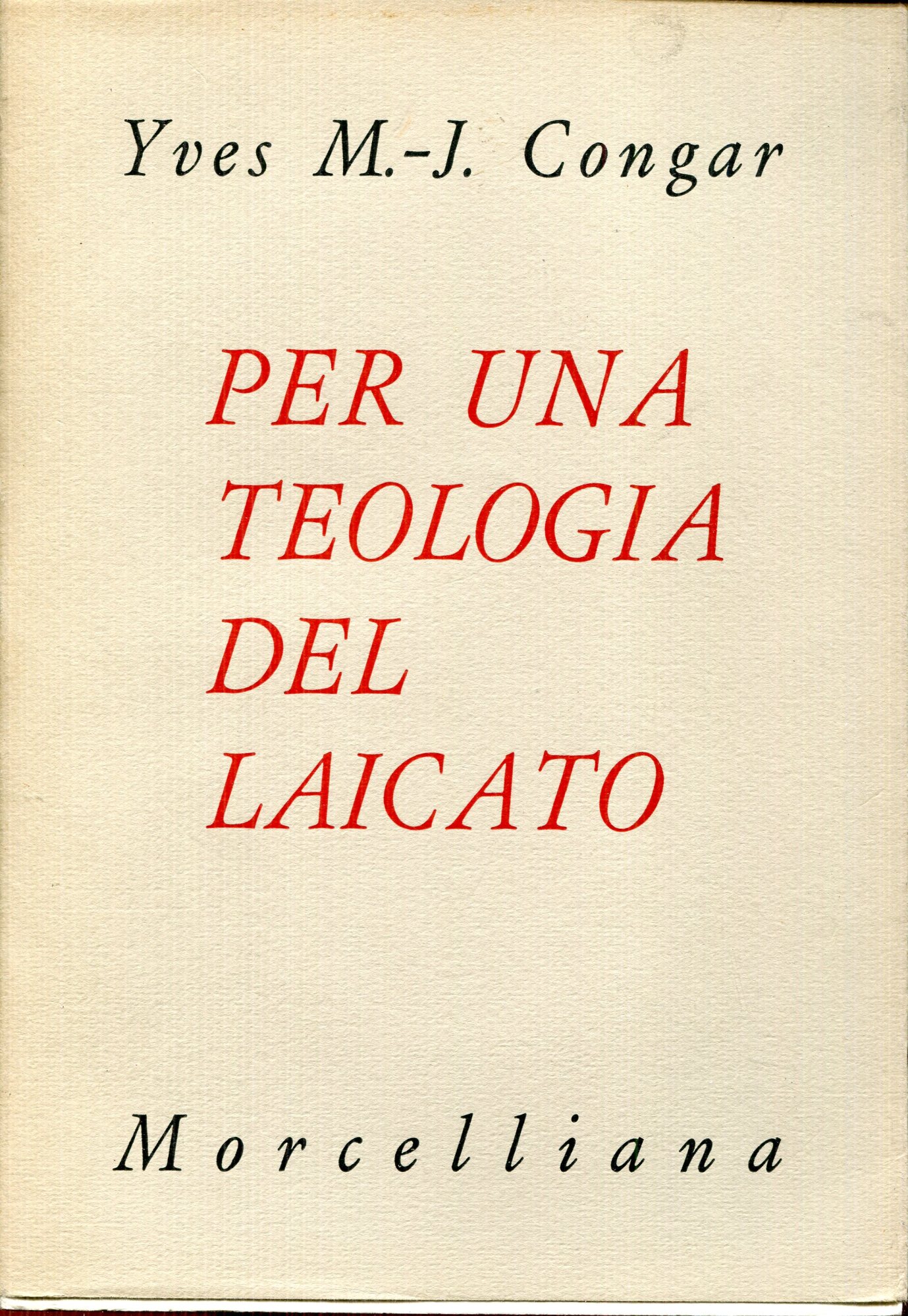 Per una teologia del laicato