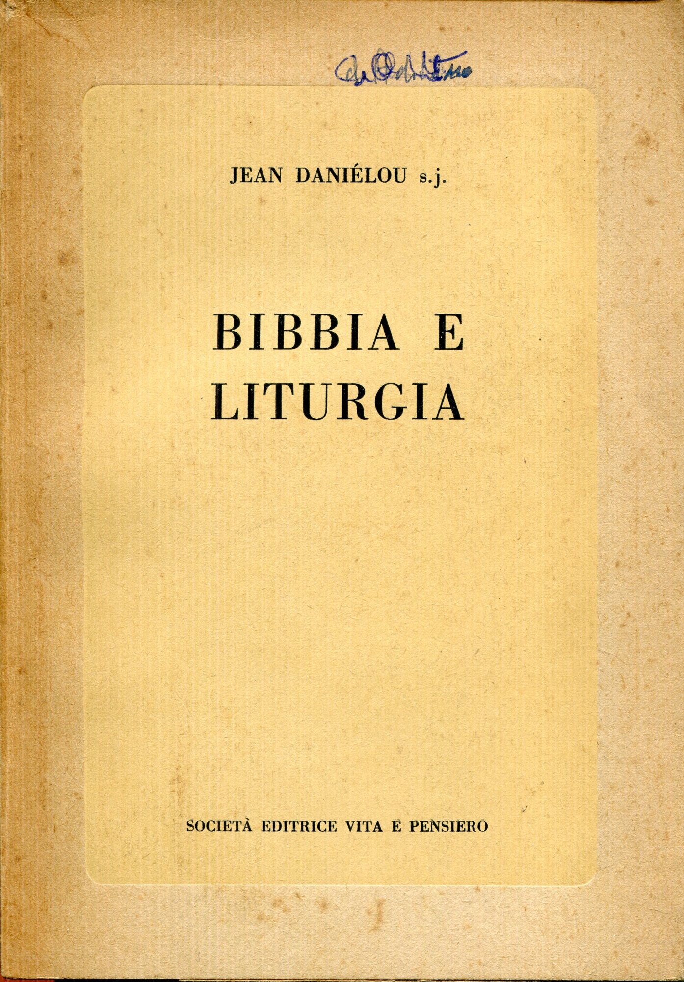 Bibbia e liturgia : la teologia biblica dei sacramenti e delle feste secondo i Padri della Chiesa