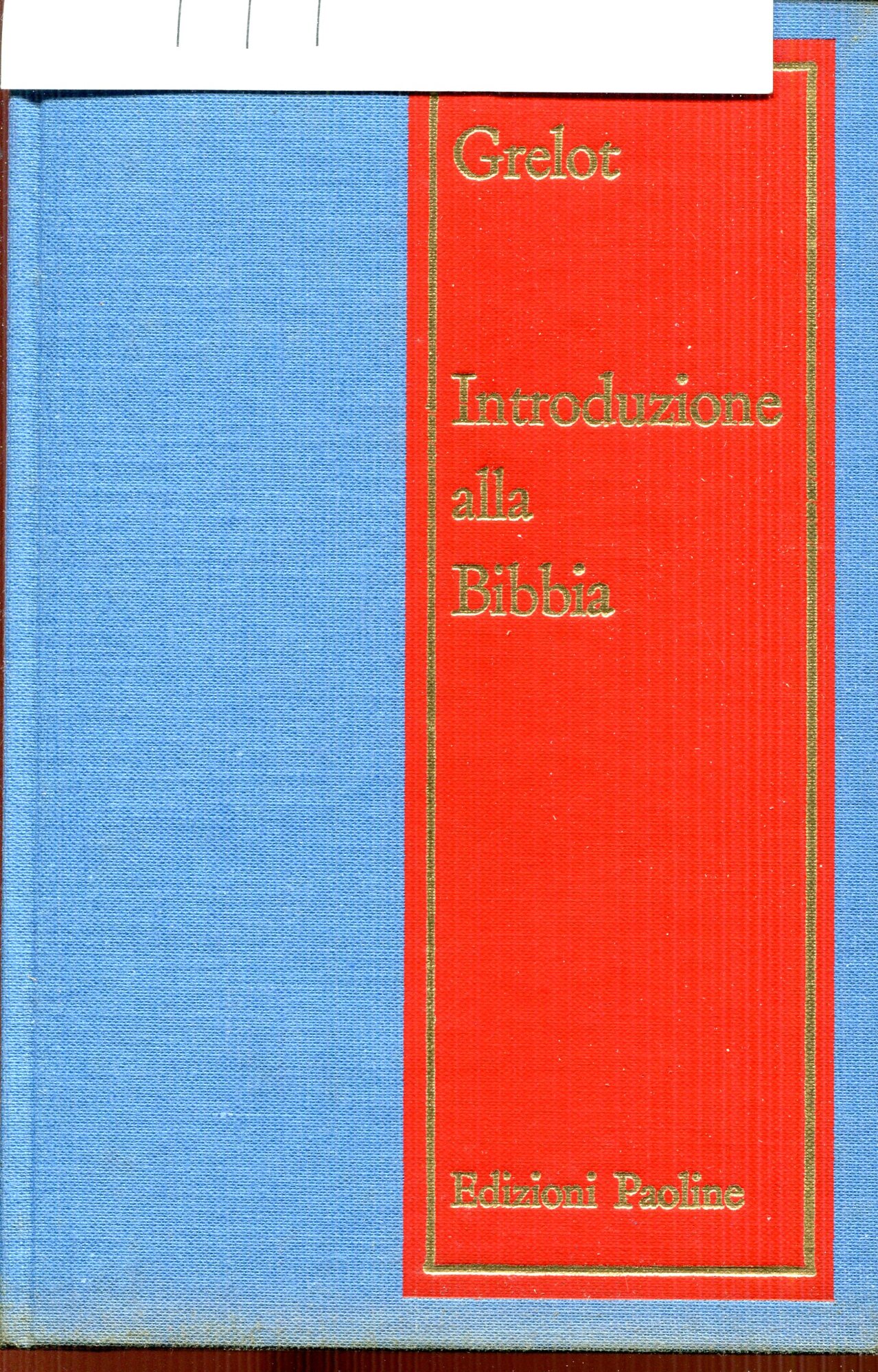 INTRODUZIONE ALLA BIBBIA