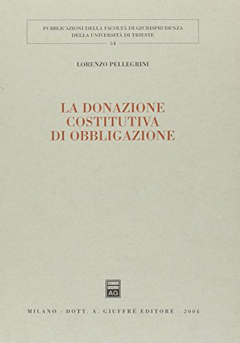 Donazione costitutiva di obbligazione