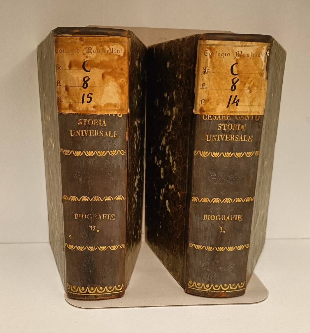 Biografie per corredo alla Storia universale - Vol. I e II. Terza edizione