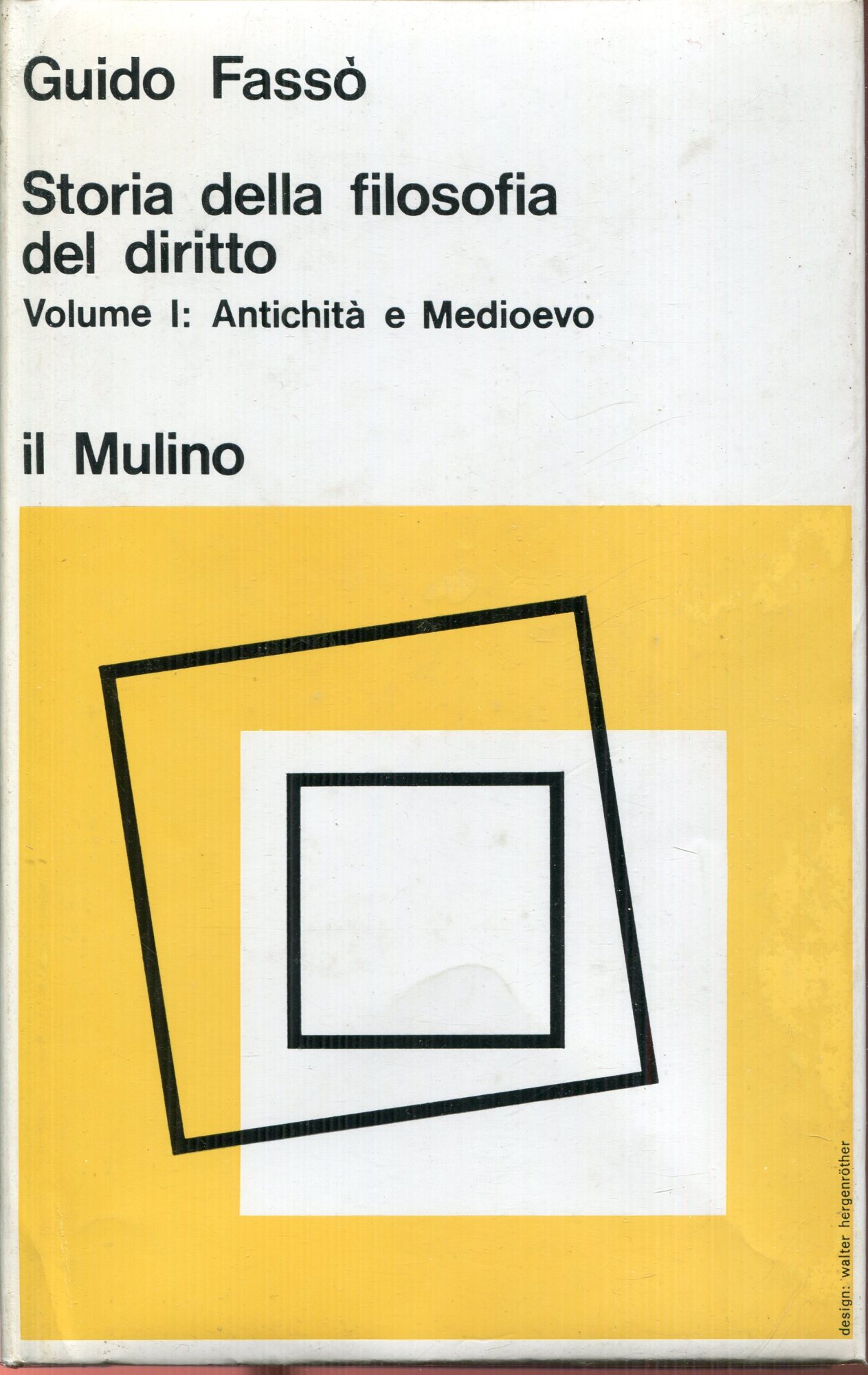 Storia della filosofia del diritto. Volume I: Antichit?? e Medioevo