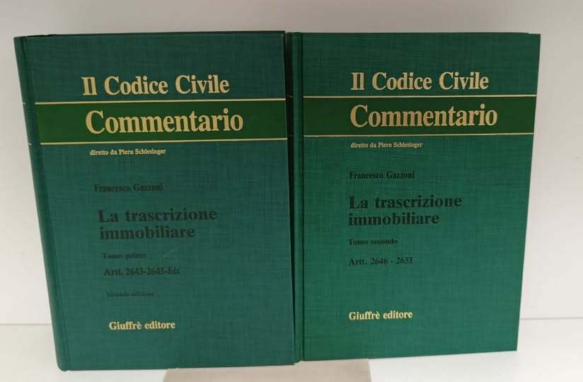 La trascrizione immobiliare, volume 1: Artt. 2643-2645-bis, volume 2: Artt. 2646-2651