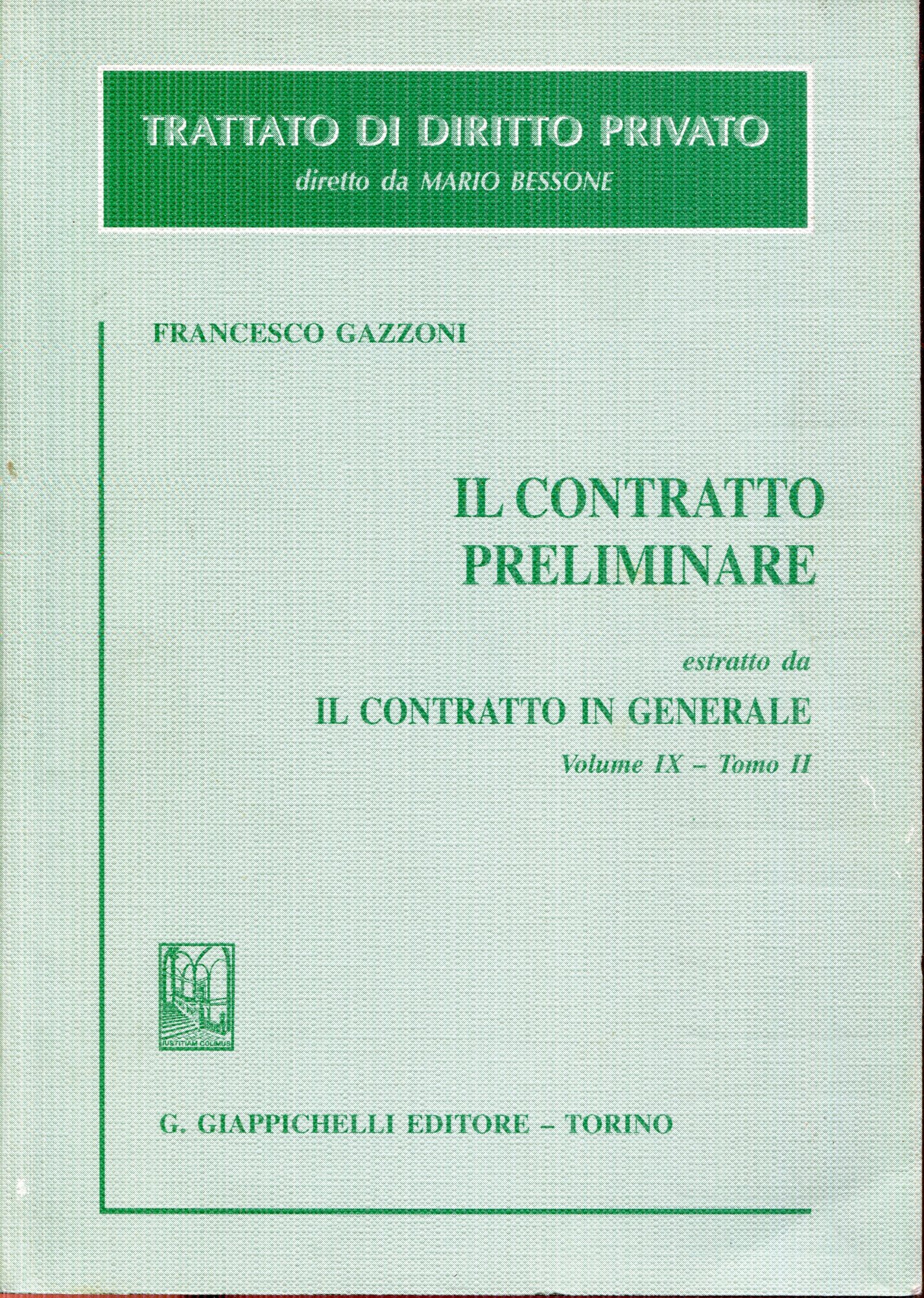 Il contratto preliminare