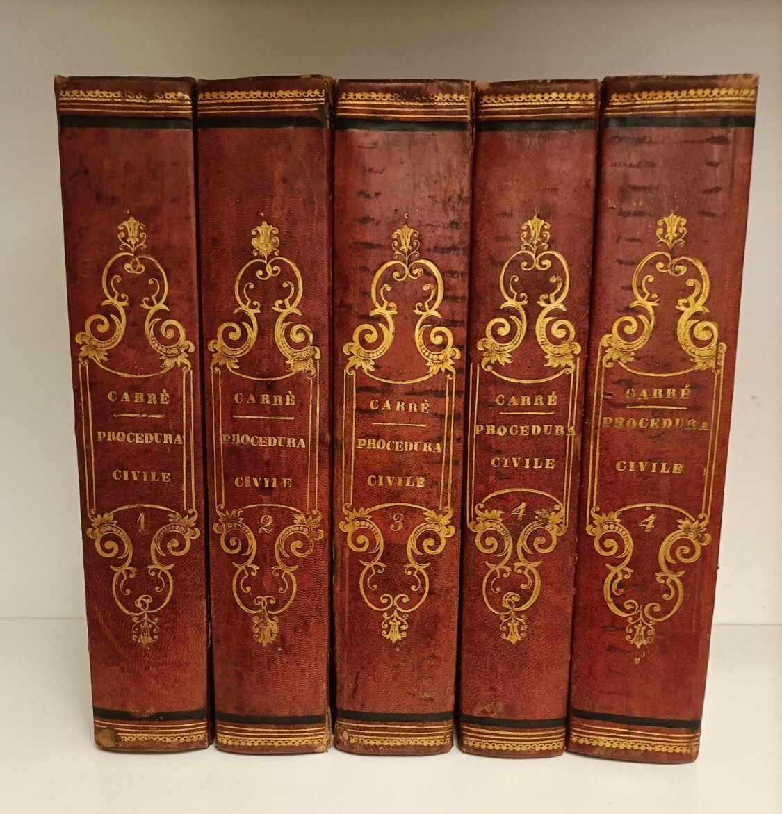 Commentario sulle leggi della procedura civile di C. L. T. Carr?? terza edizione francese. Prima edizione italiana arricchita .. dall'avvocato Luigi Lo Gatto. Volumi 1-4 (parte I e II)