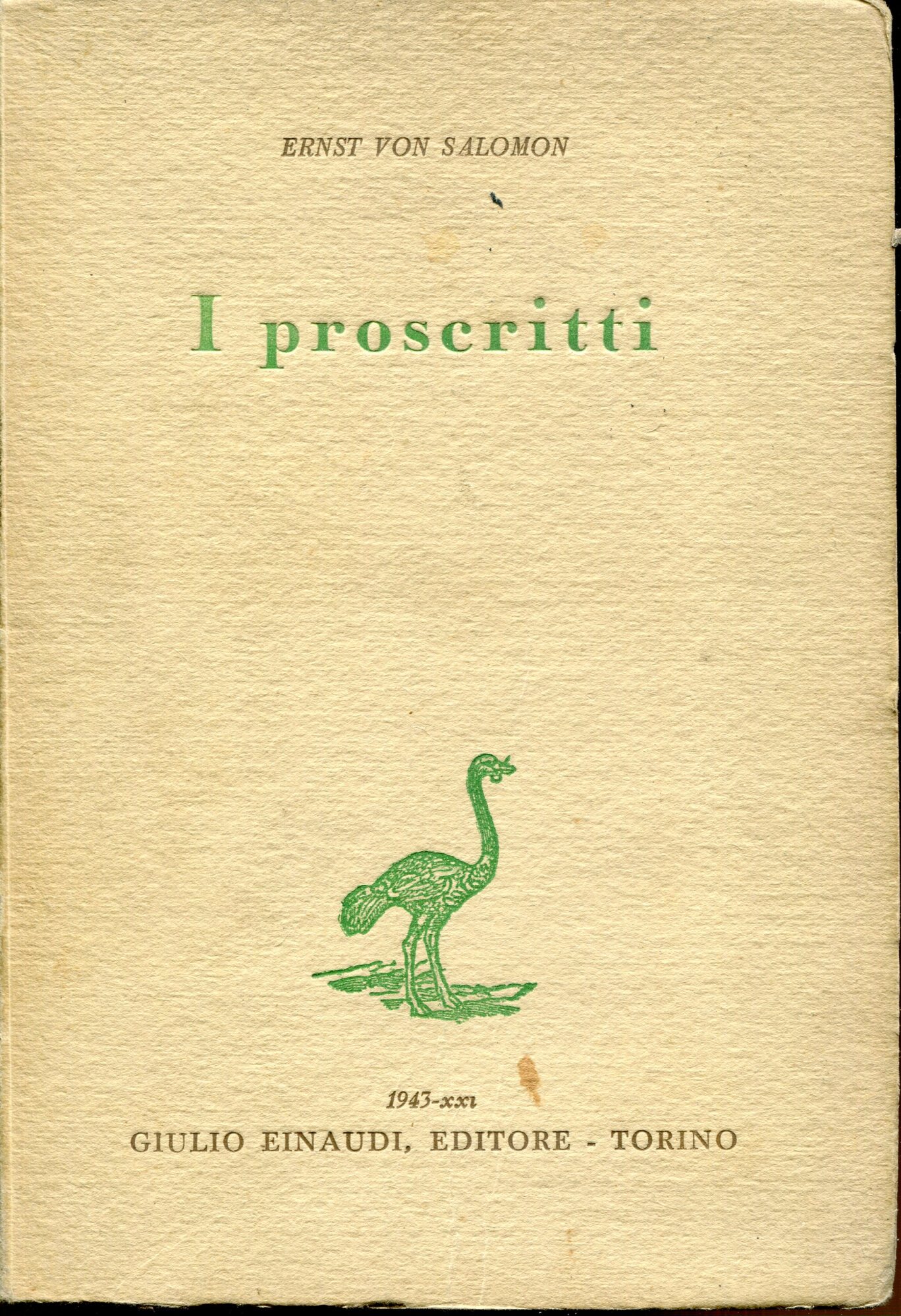 I proscritti, traduzione di Maria Napolitano Martone