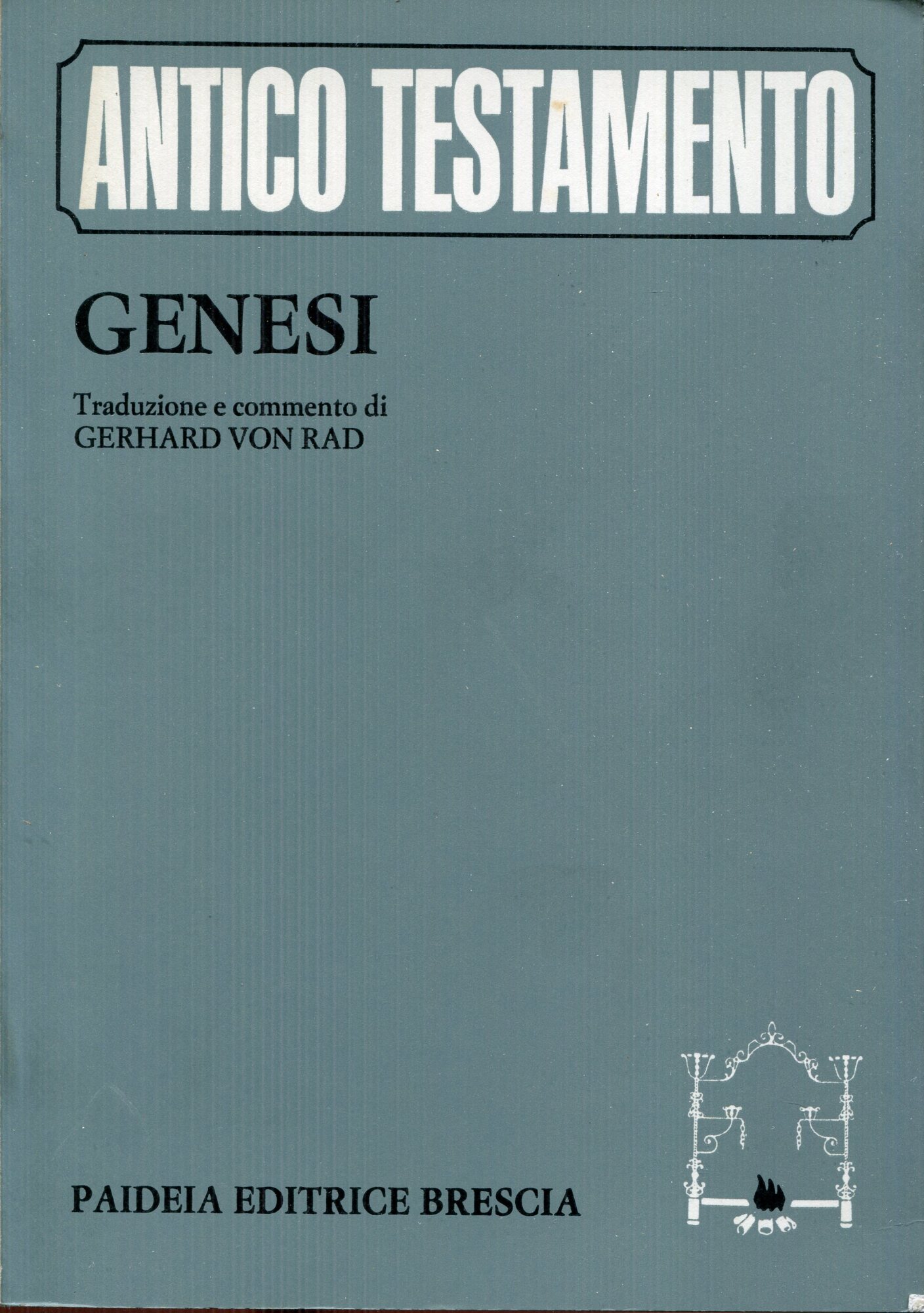 Genesi, Nuova ed. in un unico volume