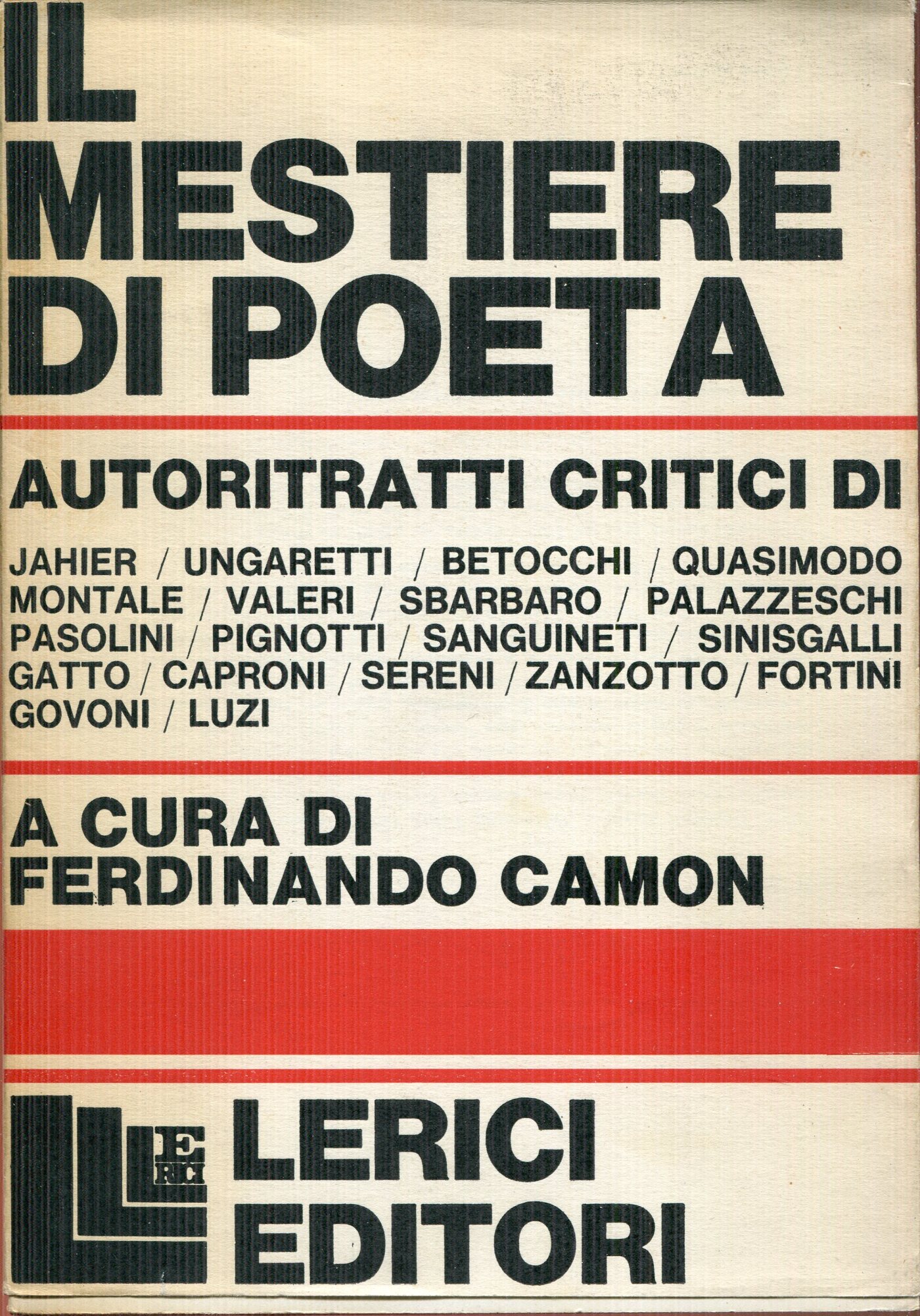 Il mestiere di poeta