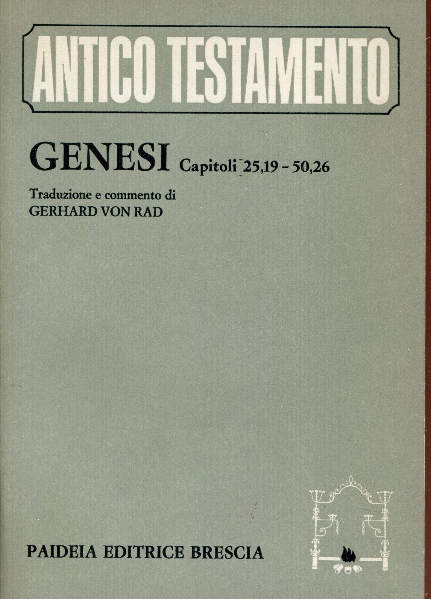 4: Genesi (capitoli 25, 19-50, 26)