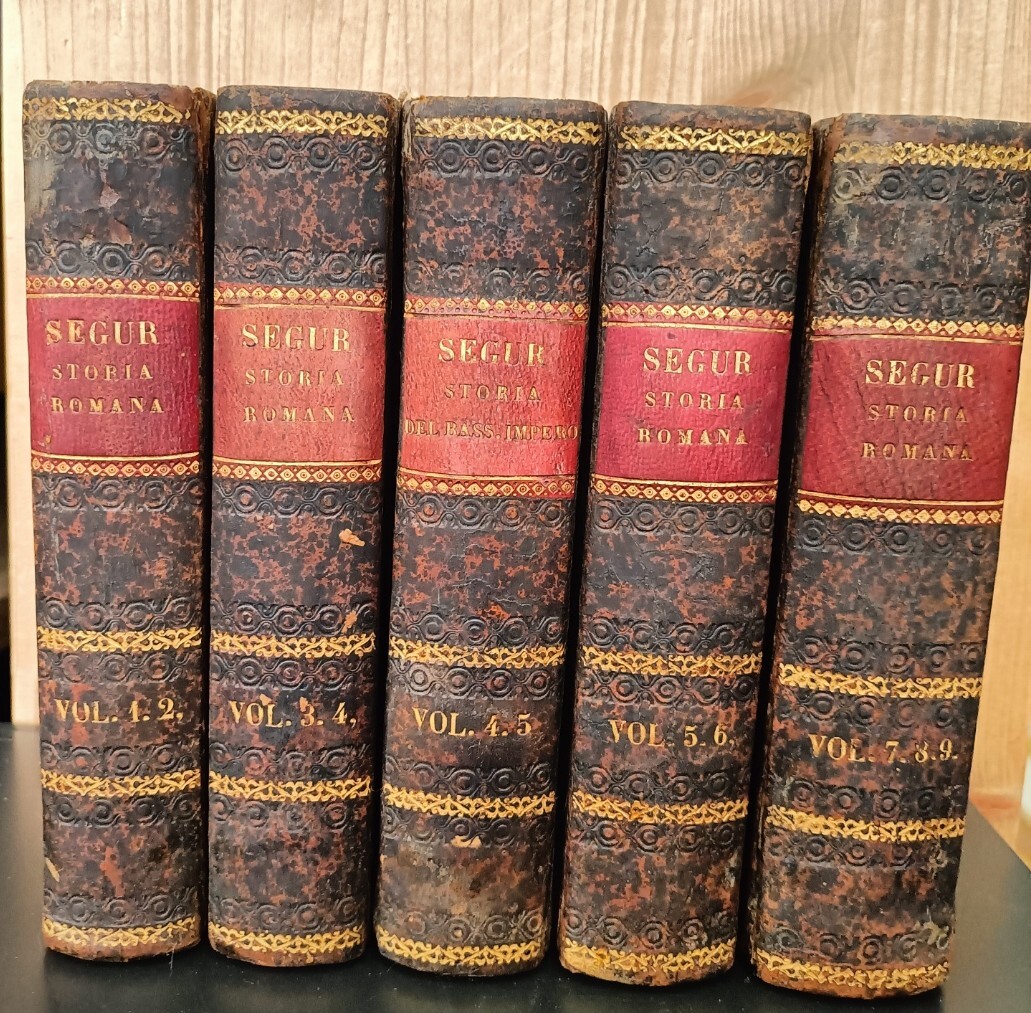 Storia romana del sig. conte di Segur traduzione per cura del sig. cavaliere Luigi Rossi, Con rami e carte geografiche. Volumi 1-9