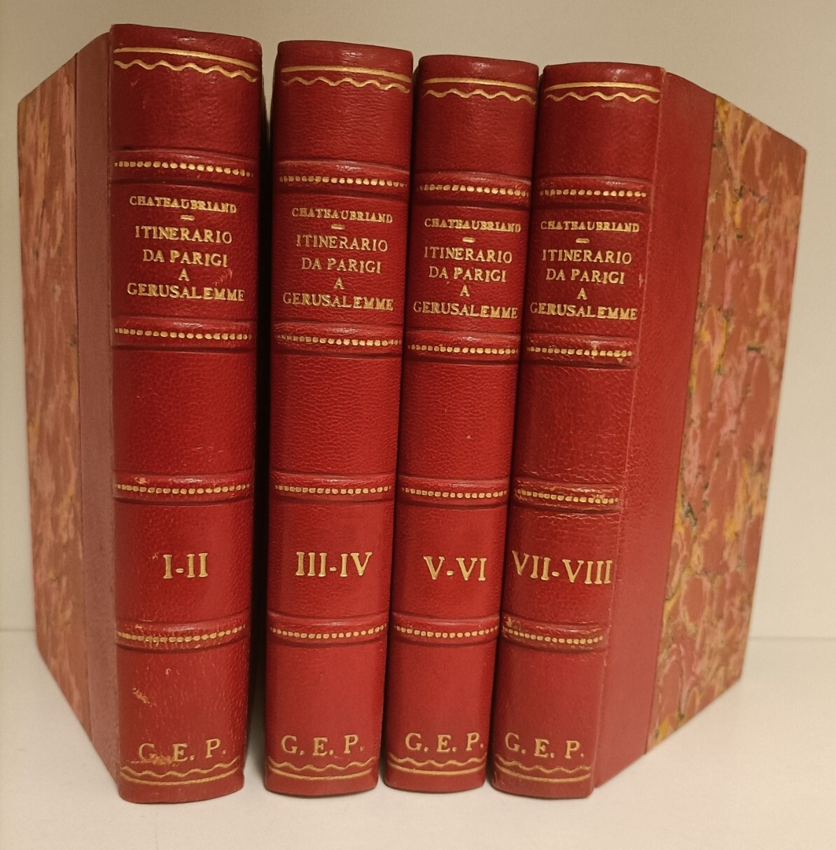 Itinerario da Parigi a Gerusalemme e da Gerusalemme a Parigi andando per la Grecia e ritornando per l' Egitto, la Barberia e la Spagna. Traduzione dall'originale francese di F. C. Tomi I-VIII. Tomo VIII contiene: Idem, Avventure dell'ultimo abencerragio, Firenze, Presso Simone Birindelli, 1831
