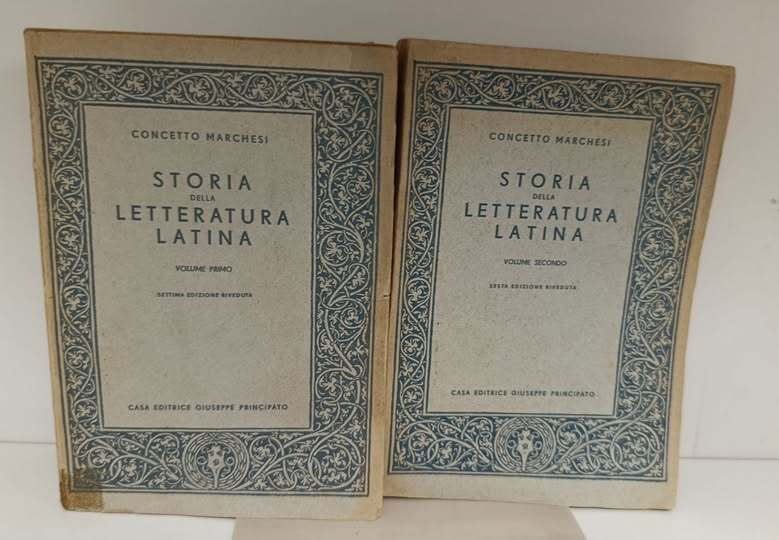 Storia della letteratura latina. 2 volumi
