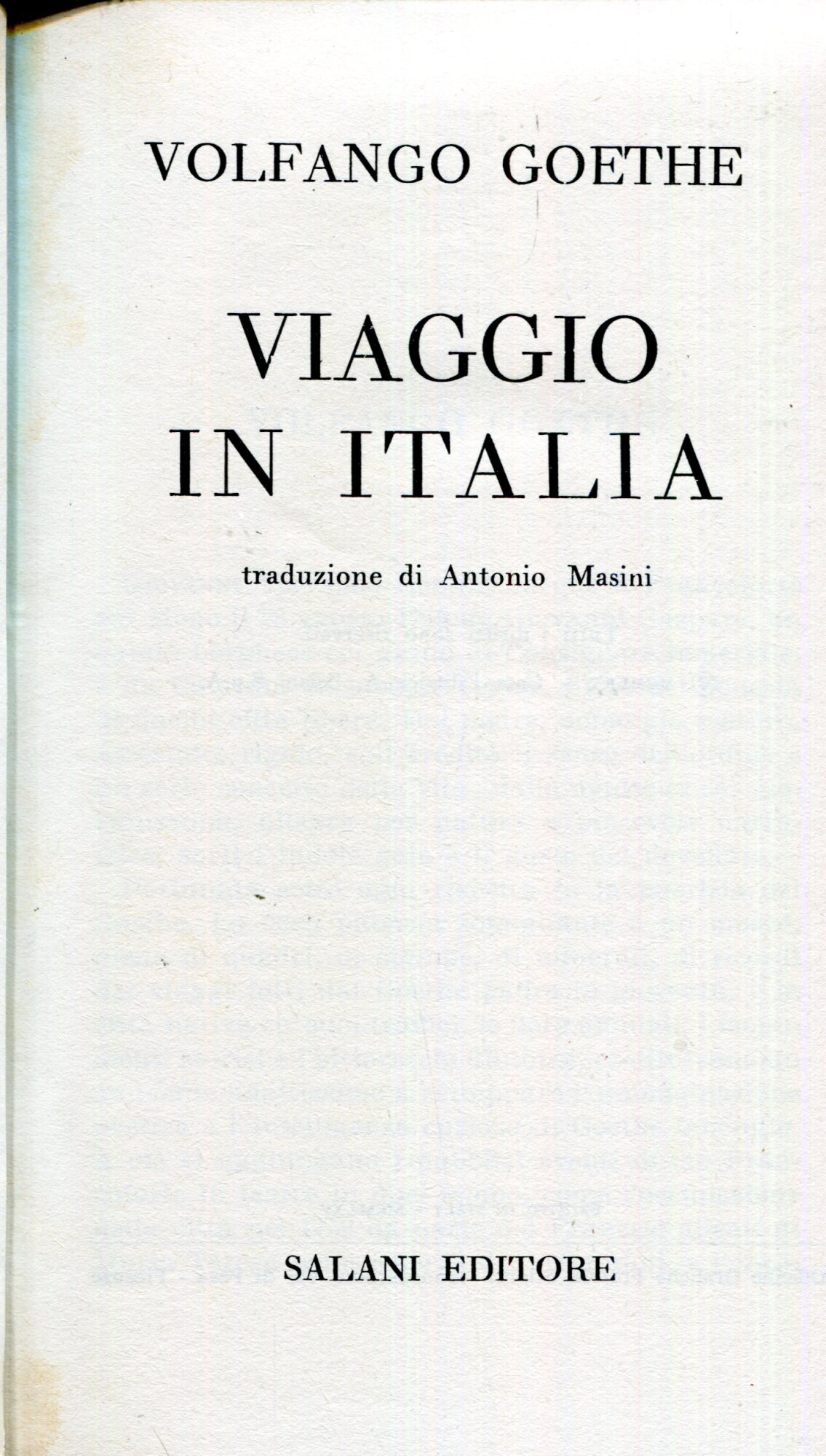 Viaggio in Italia