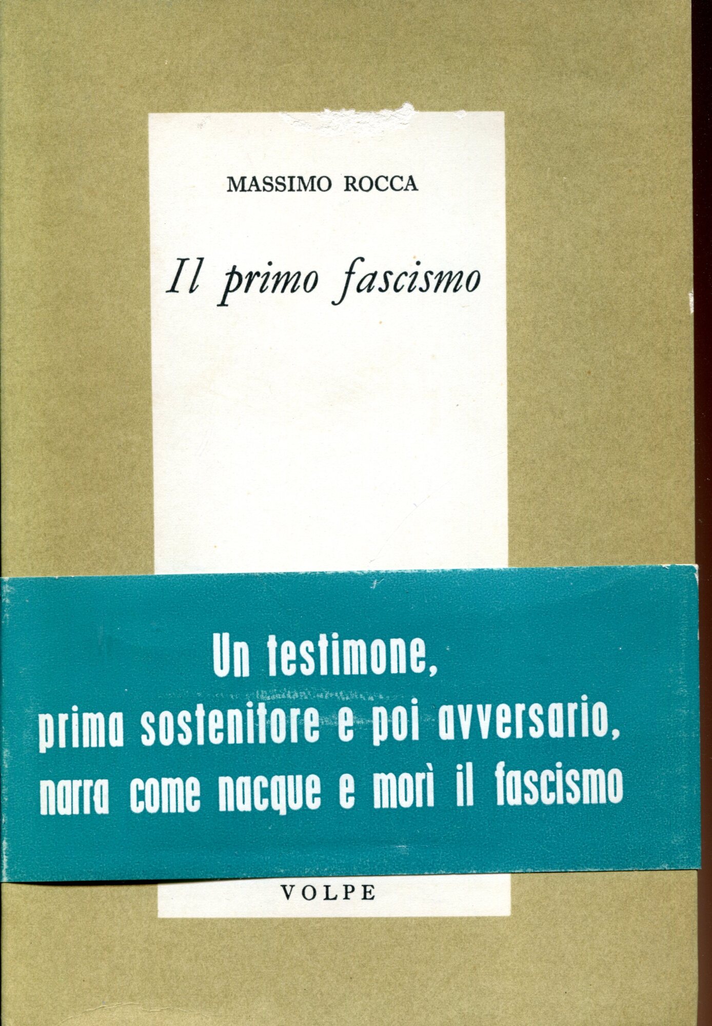 Il primo fascismo