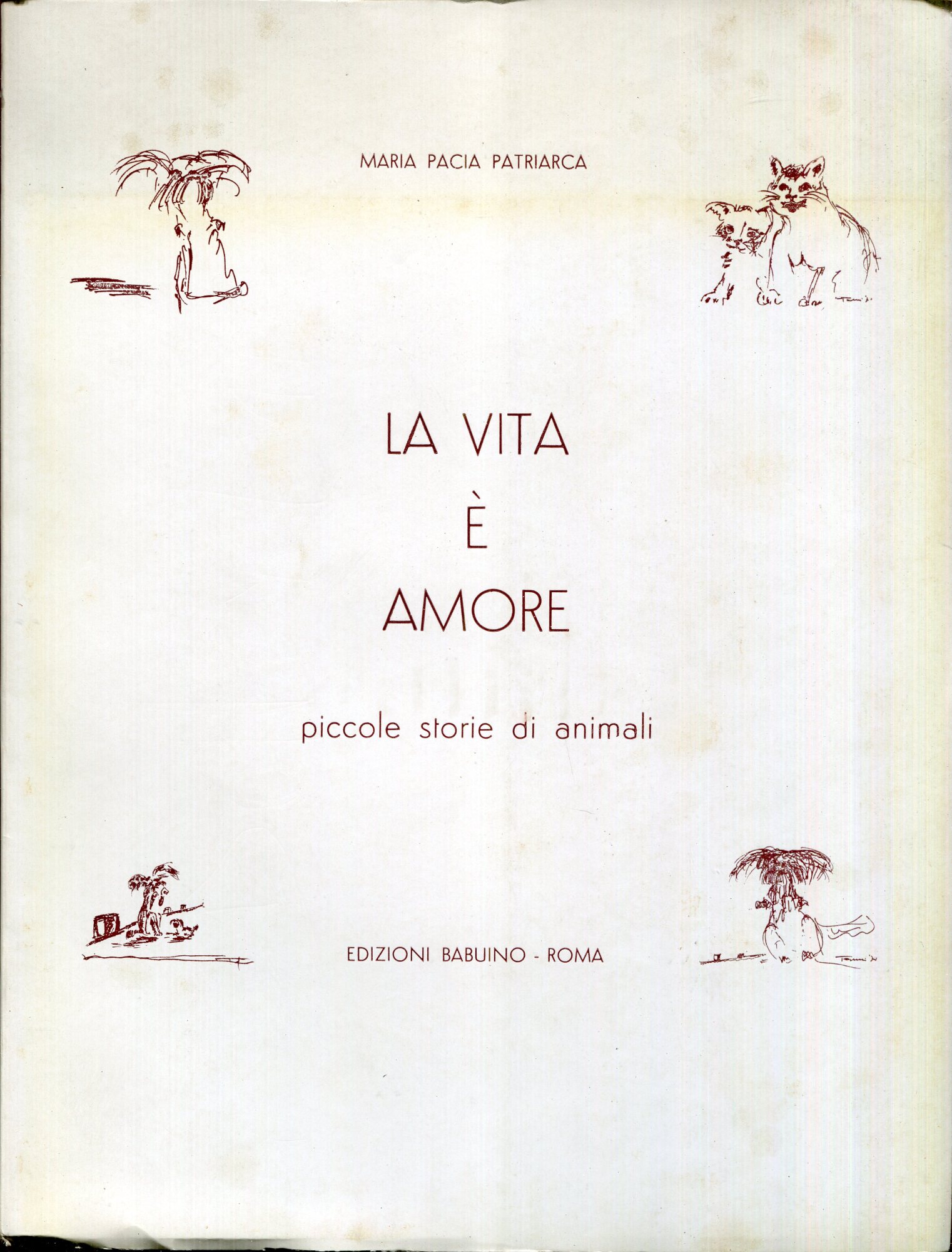 La vita e amore : piccole storie di animali