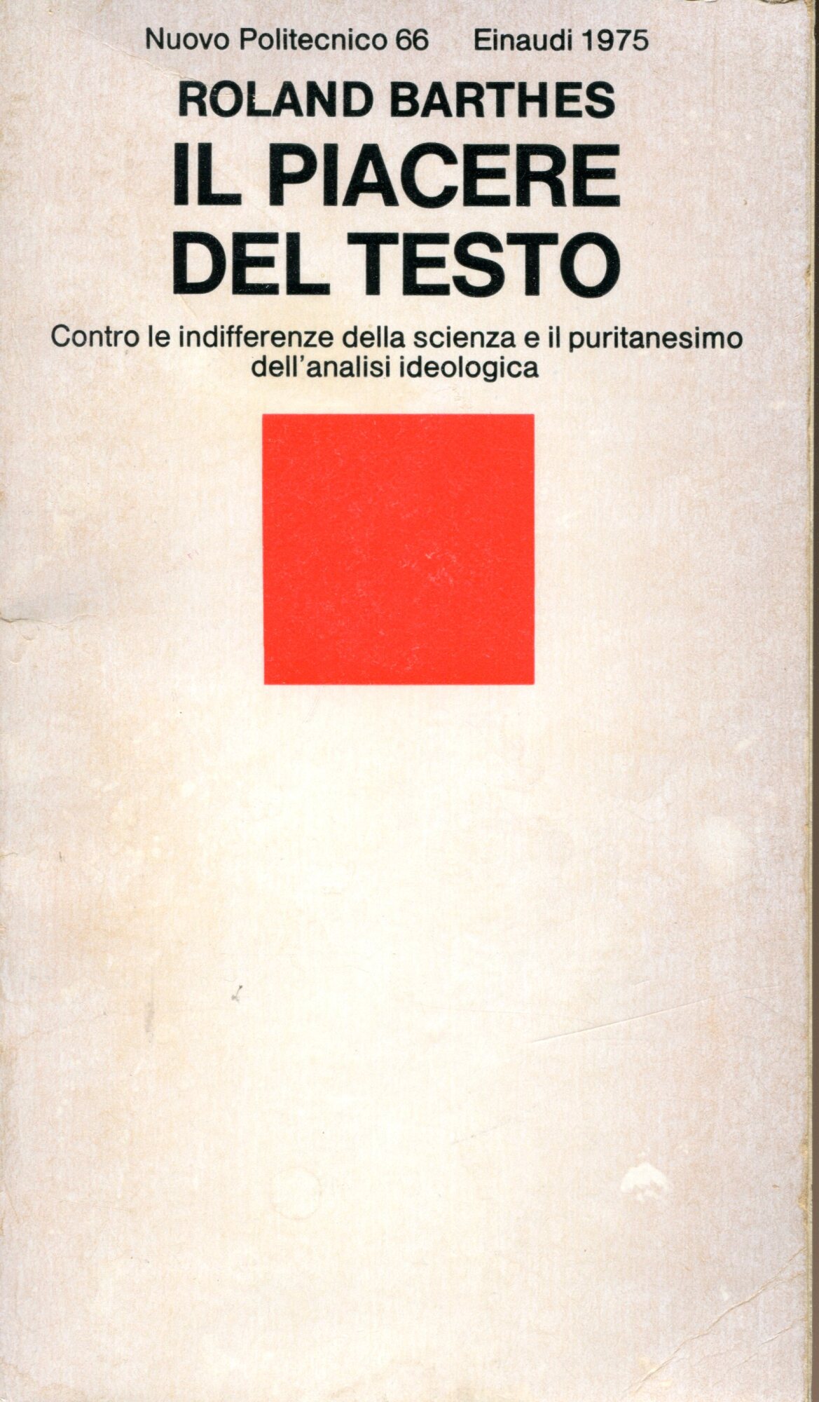 Il piacere del testo