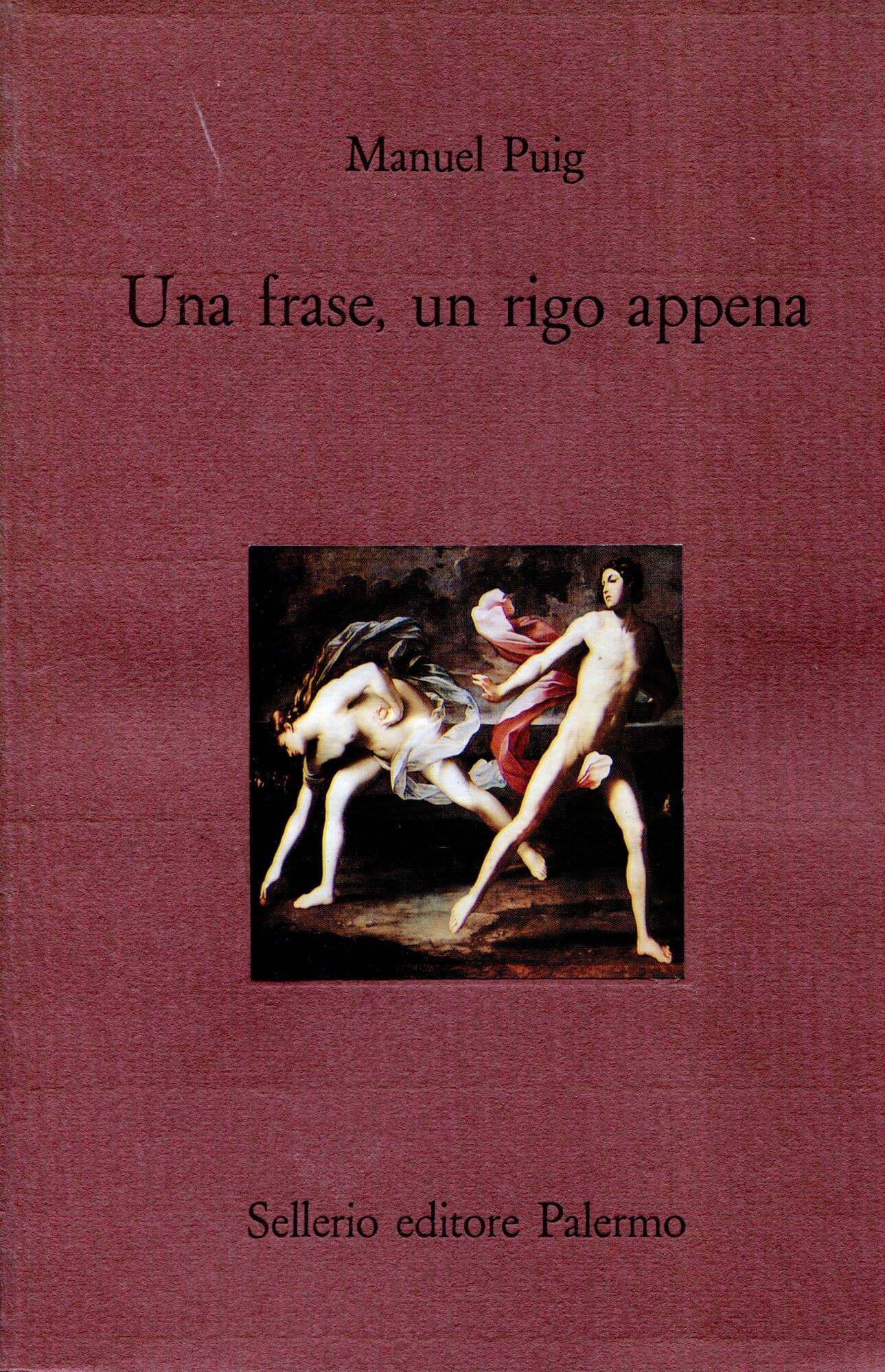 Una frase, un rigo appena. Romanzo d'appendice