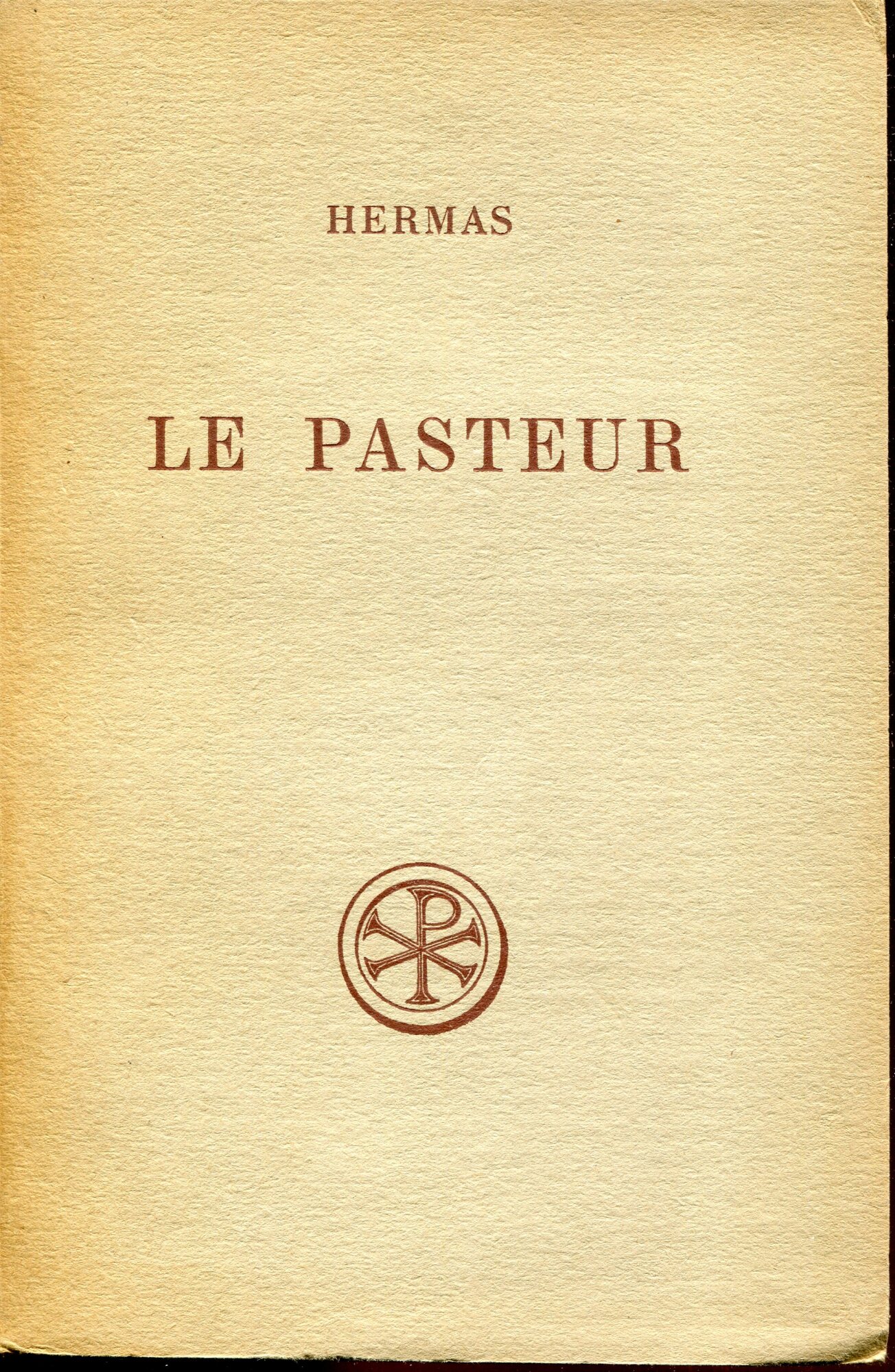 Le pasteur,  introduction, texte critique, traduction et notes par Robert Joly