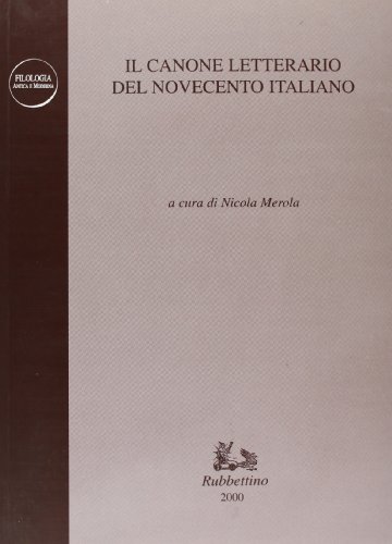 Il canone letterario del Novecento italiano